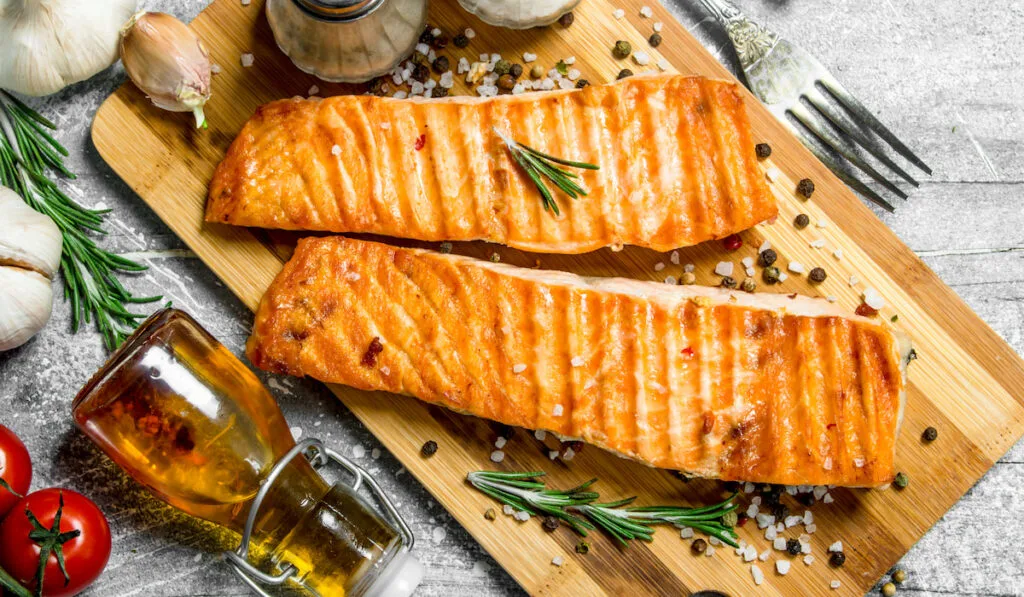 grilled salmon