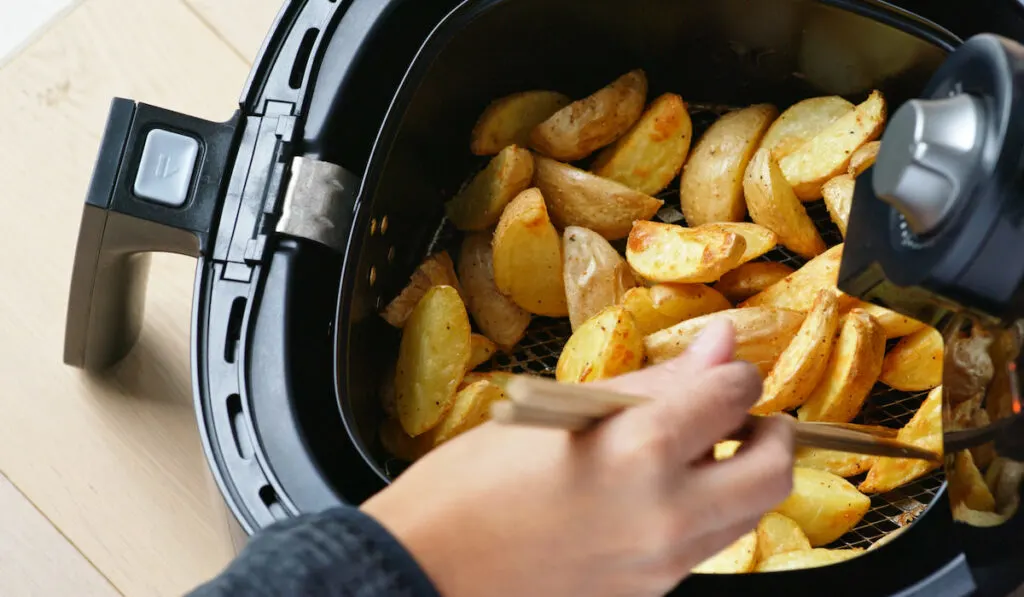 Air fryer homemade grilled potato