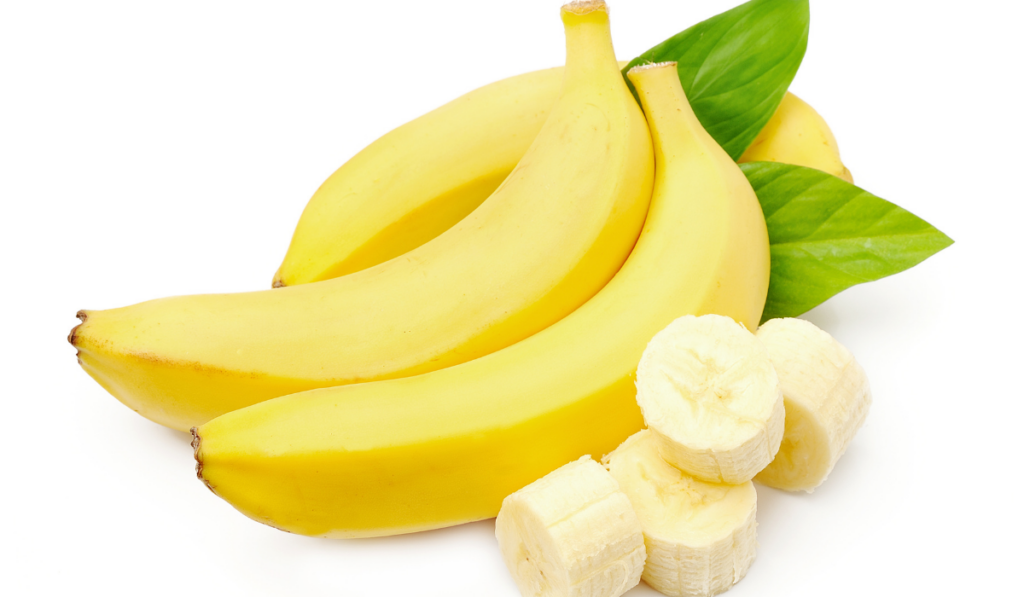bananas in white background