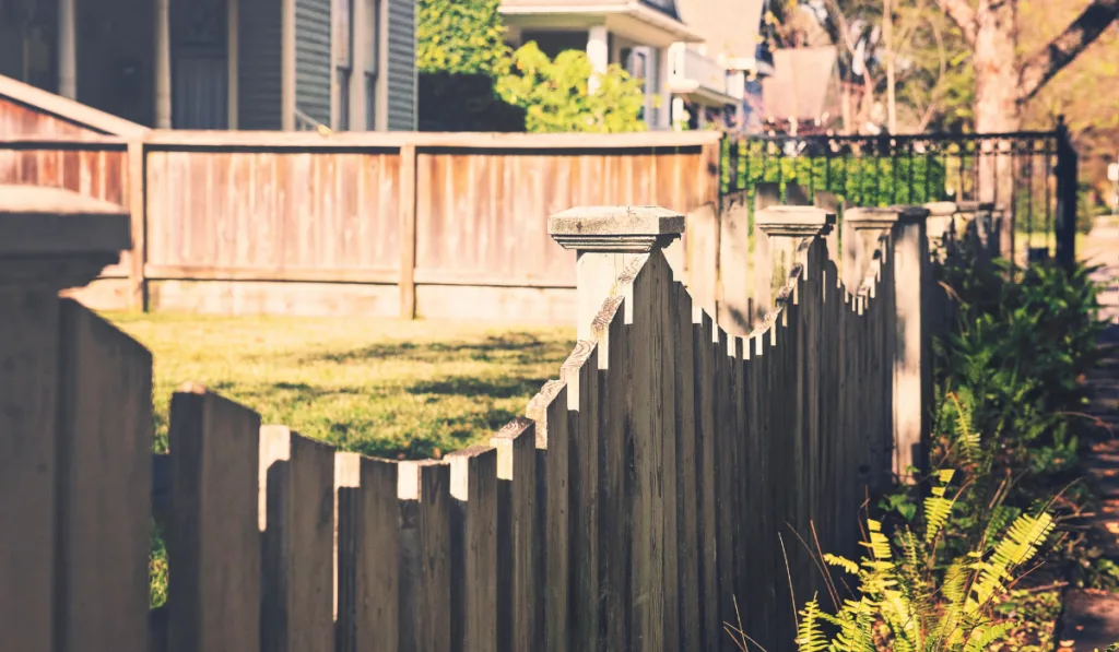 close up photo of wodden fence