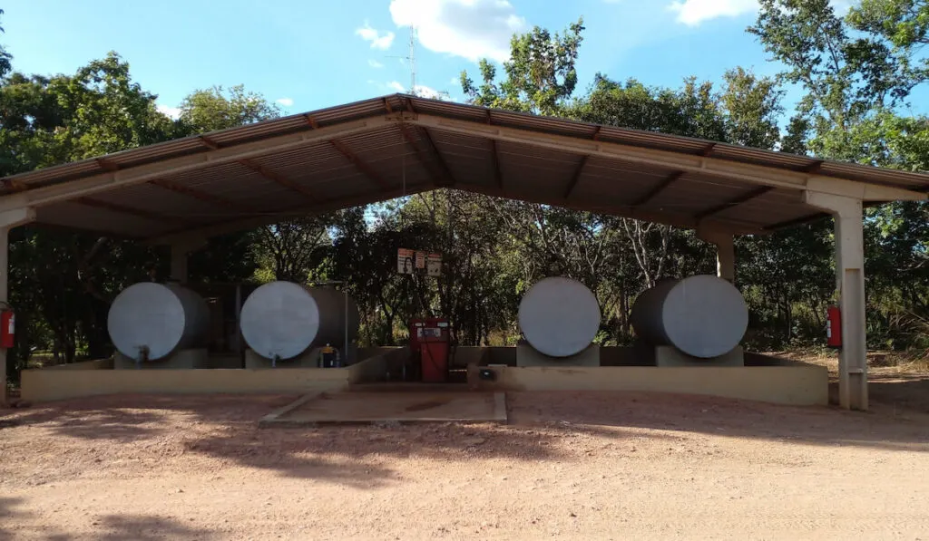 Fuel storage on a farm