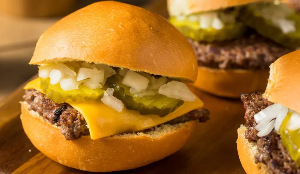 Homemade Beef Cheeseburger Sliders