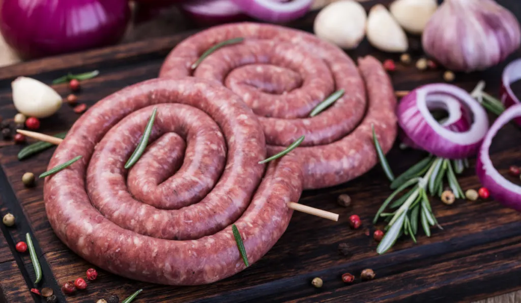 raw pork sausage
