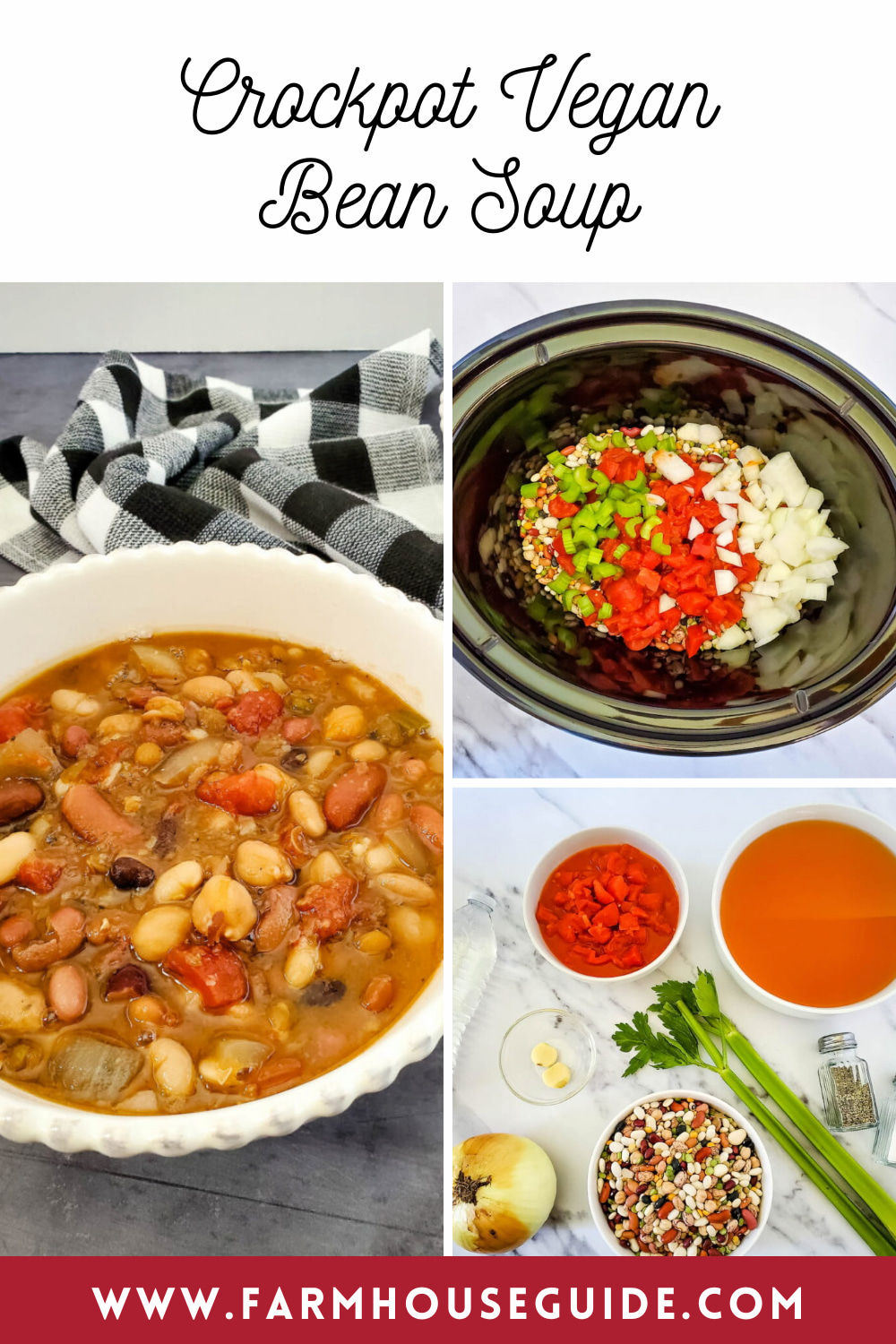 Crockpot Vegan Bean Soup Farmhouse Guide
