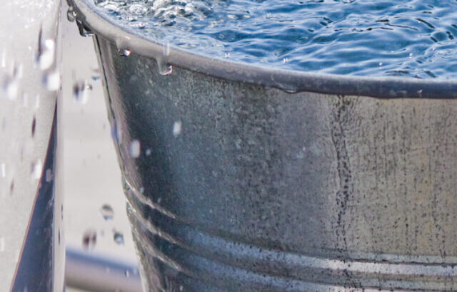 stainless steel water bucket