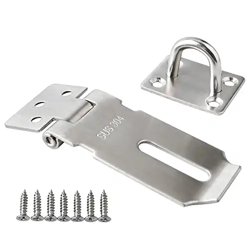 Alise MS9-3A Padlock Hasp Door Lock Latch