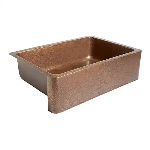 Sinkology Adams Handmade Antique Copper Kitchen Sink