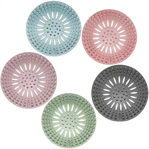 Hair Catcher Durable Silicone Hair Stopper Shower Drain